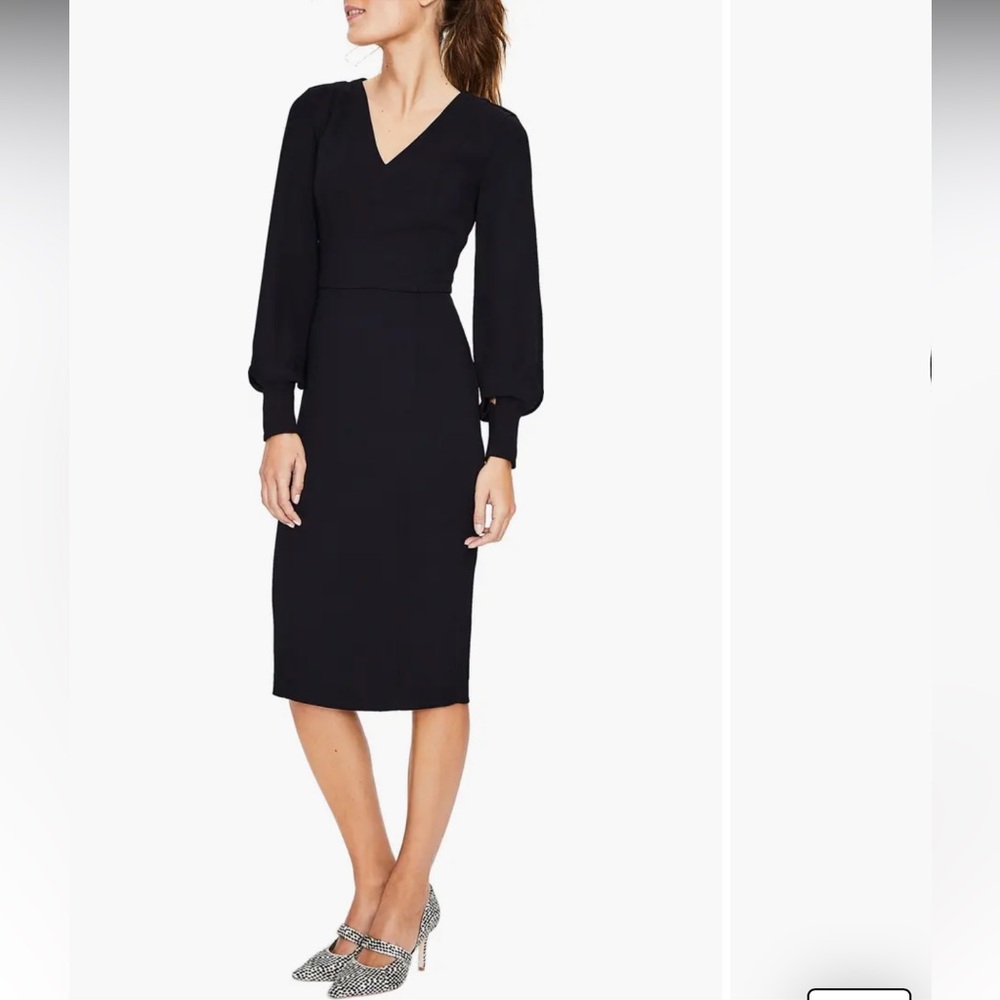 Boden Black Midi Dress